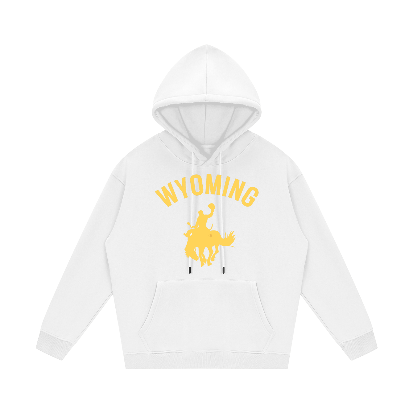 Wyoming  Bucking Horse Fleece Hoodie