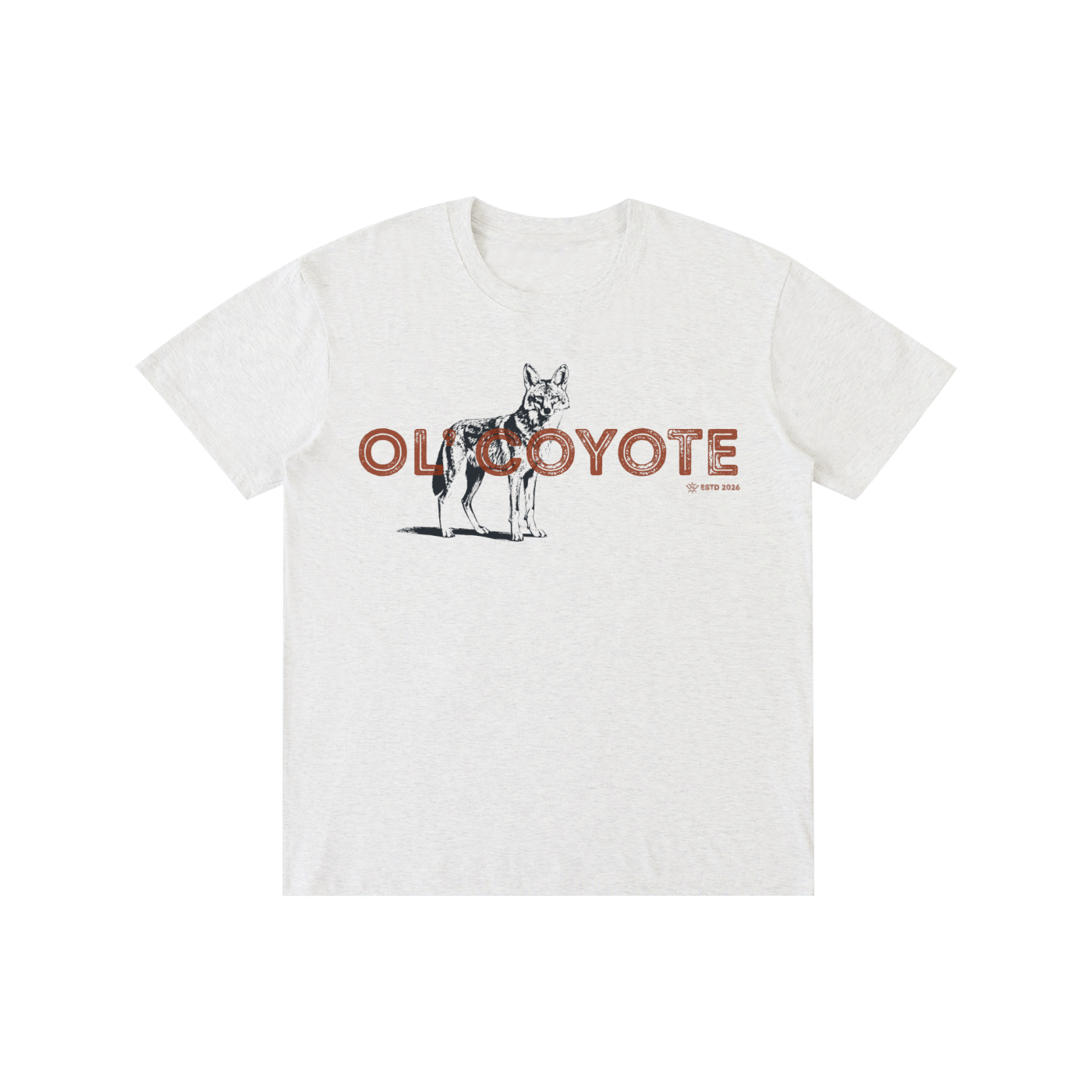 Ol' Coyote Pure Cotton T-Shirt