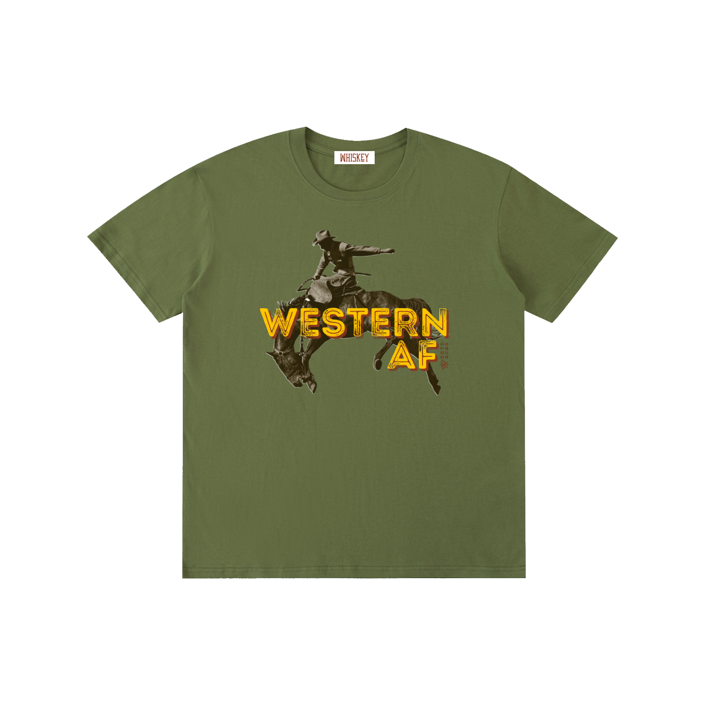 Western AF Vintage Bronc Pure Cotton T-Shirt