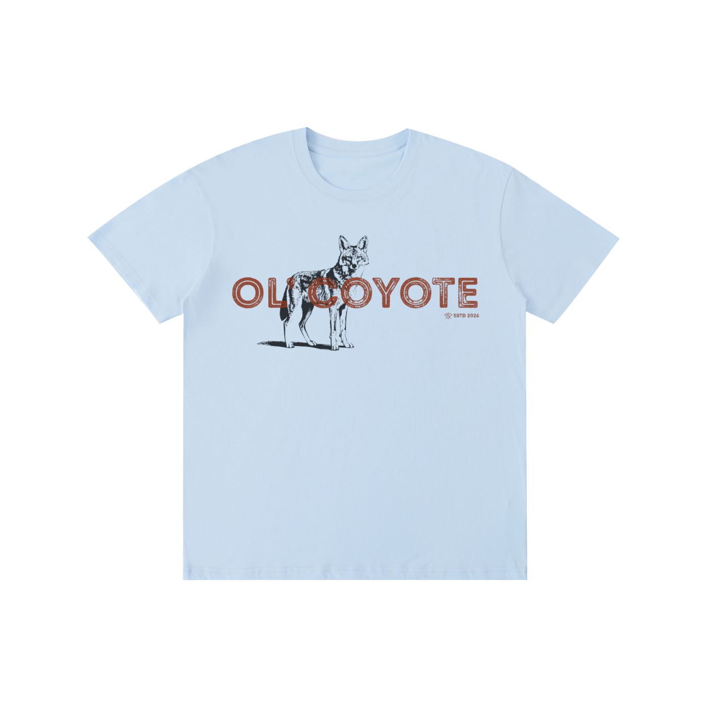 Ol' Coyote Pure Cotton T-Shirt