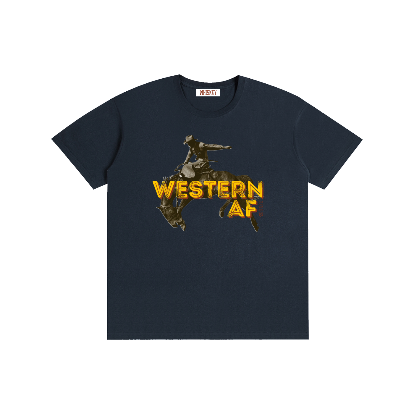 Western AF Vintage Bronc Pure Cotton T-Shirt