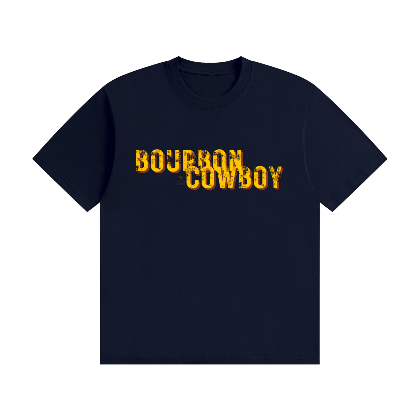 Bourbon Cowboy Seamless Cotton T-Shirt
