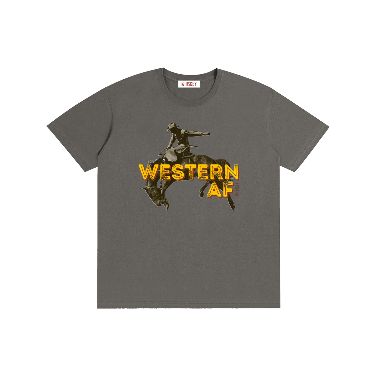 Western AF Vintage Bronc Pure Cotton T-Shirt