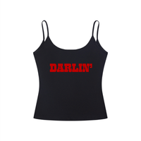 Darlin' Slim Fit Open-Back Tank Top