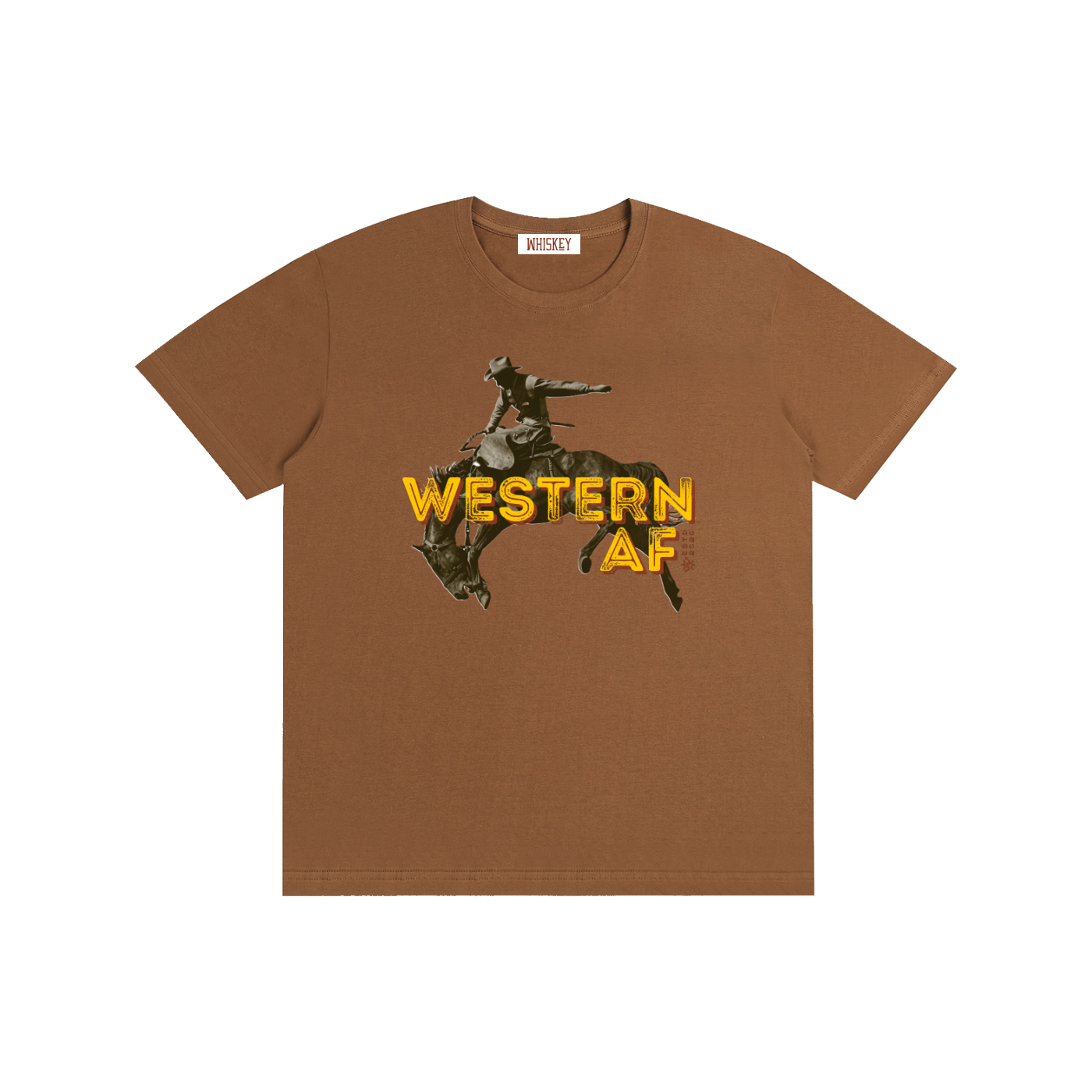 Western AF Vintage Bronc Pure Cotton T-Shirt