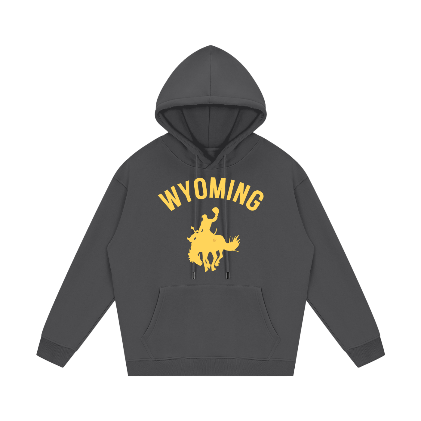 Wyoming  Bucking Horse Fleece Hoodie