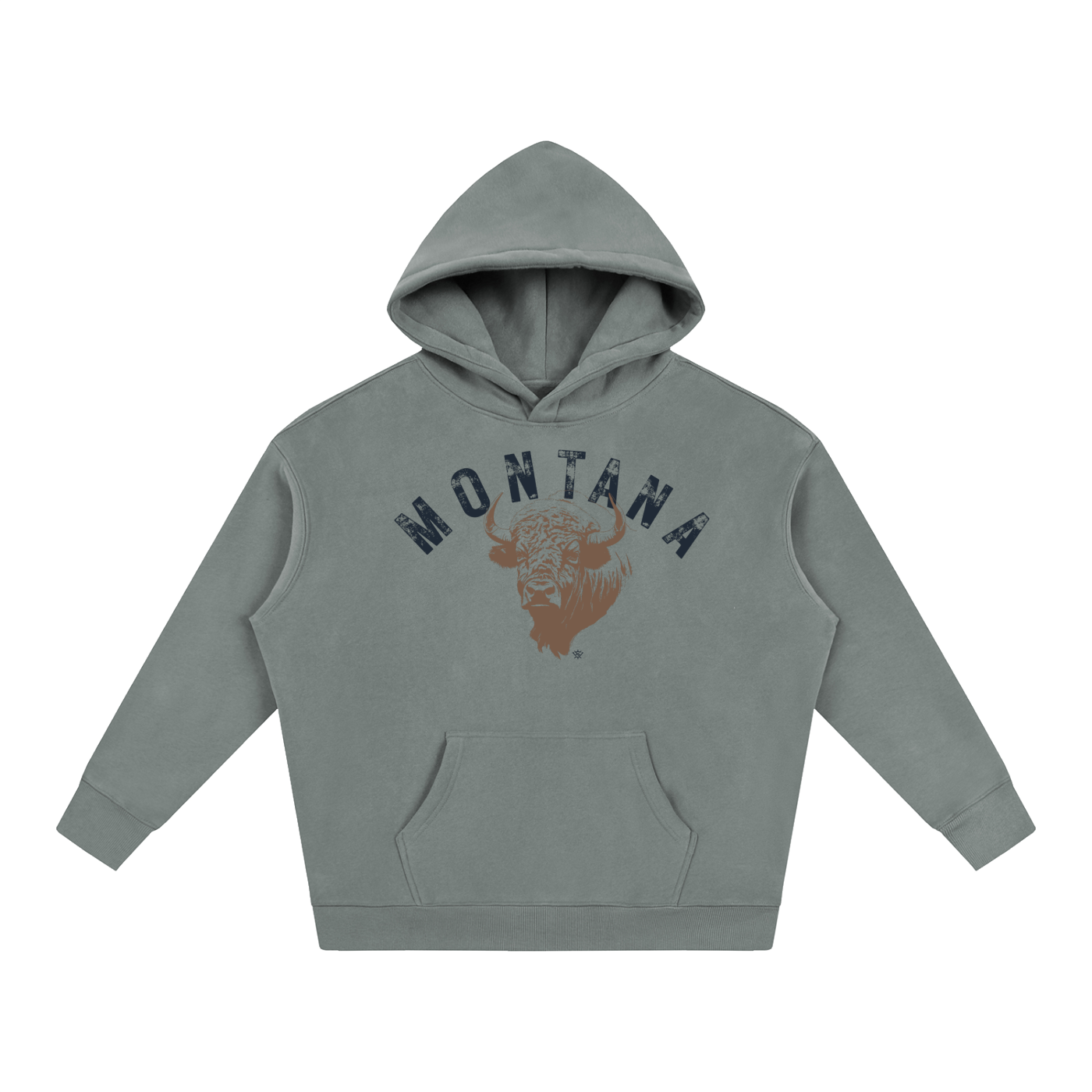 Montana Bison Oversize Fleeced Hoodie