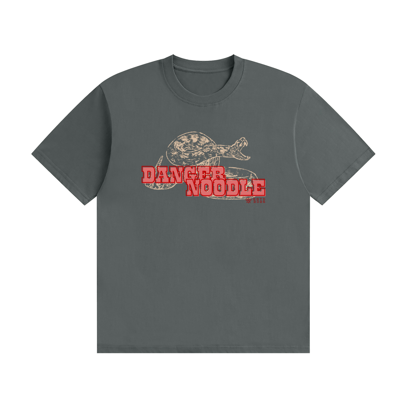 Danger Noodle Rattlesnake Unisex Seamless Cotton T-Shirt