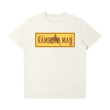 Ramblin' Man Vintage Plate Quick-Dry Boxy T-Shirt