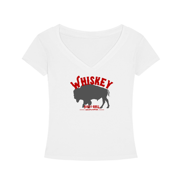 Whiskey Bar and Grill Tencel Slim Fit V-Neck T-Shirt