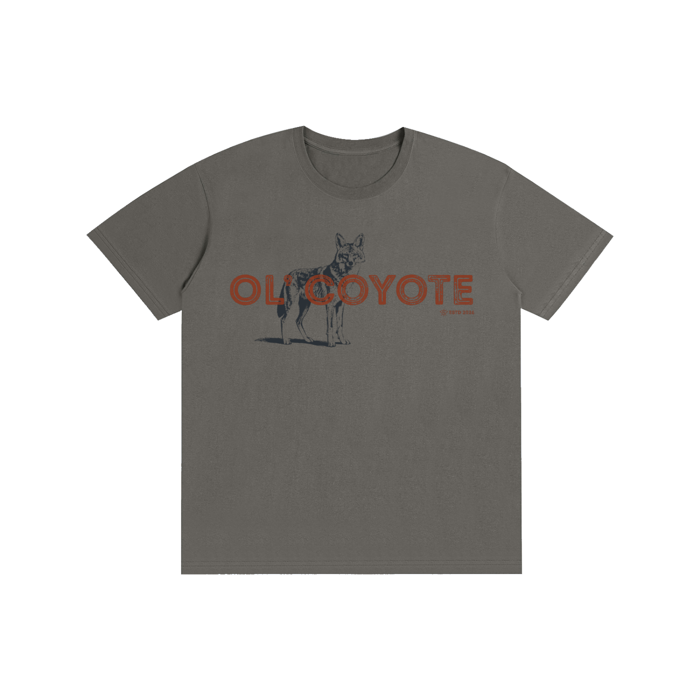Ol' Coyote Pure Cotton T-Shirt