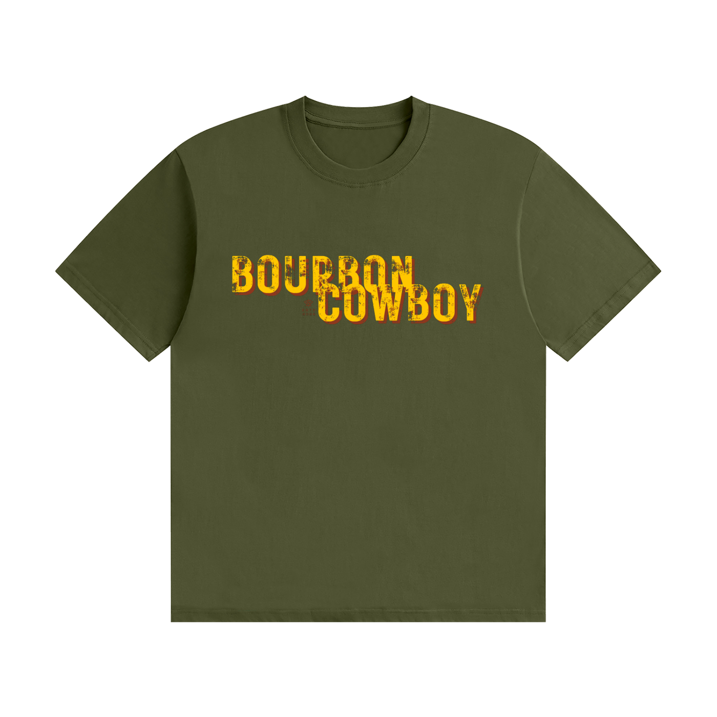 Bourbon Cowboy Seamless Cotton T-Shirt
