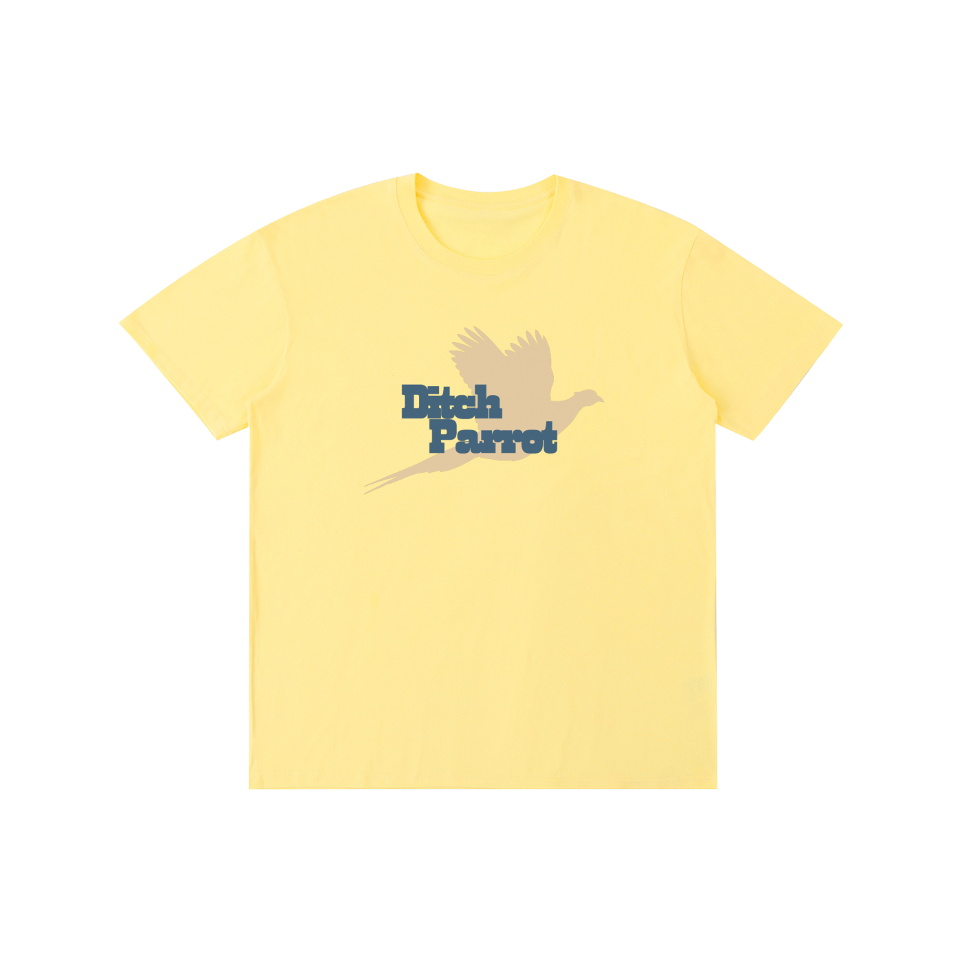 Ditch Parrot Pure Cotton Unisex T-Shirt