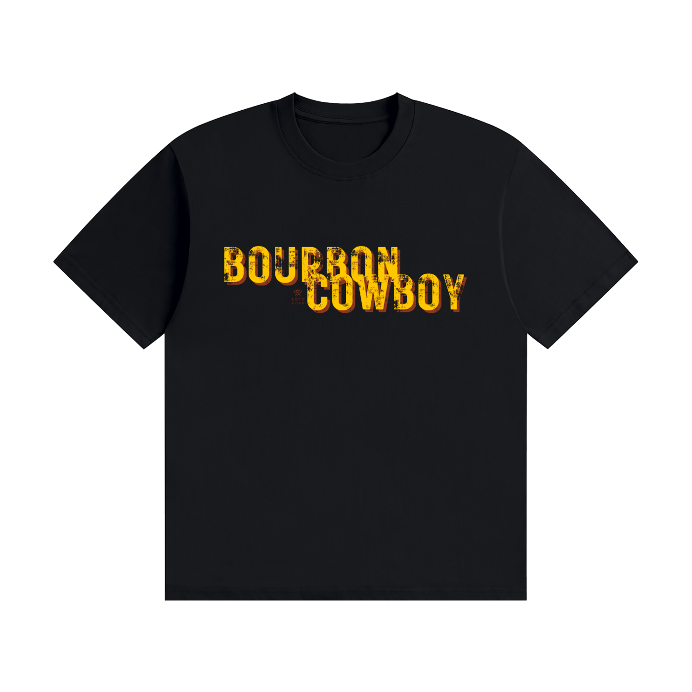 Bourbon Cowboy Seamless Cotton T-Shirt