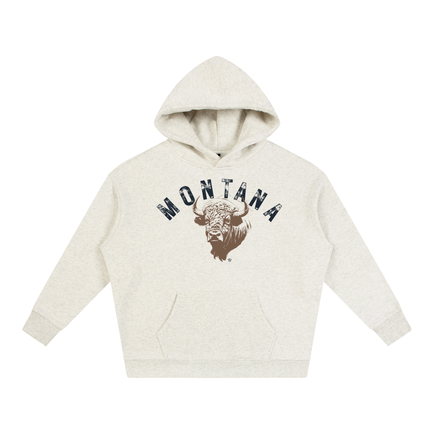 Montana Bison Oversize Fleeced Hoodie