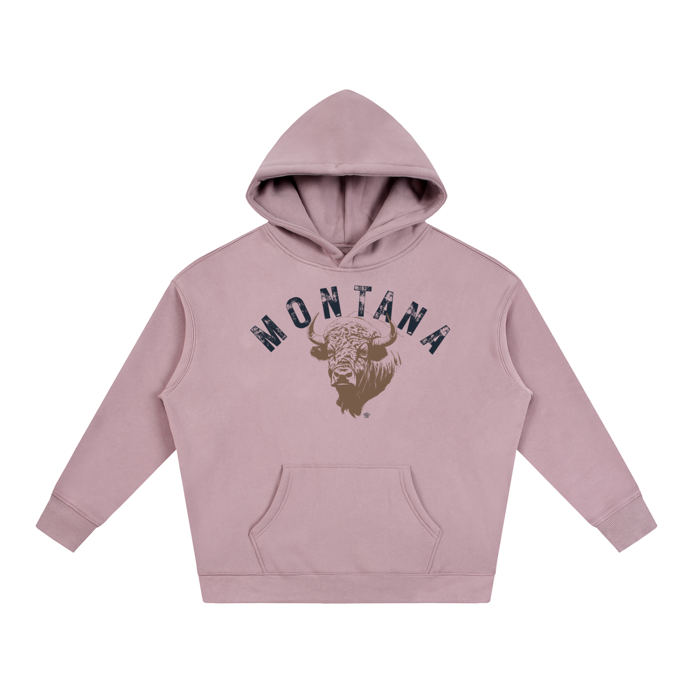 Montana Bison Oversize Fleeced Hoodie