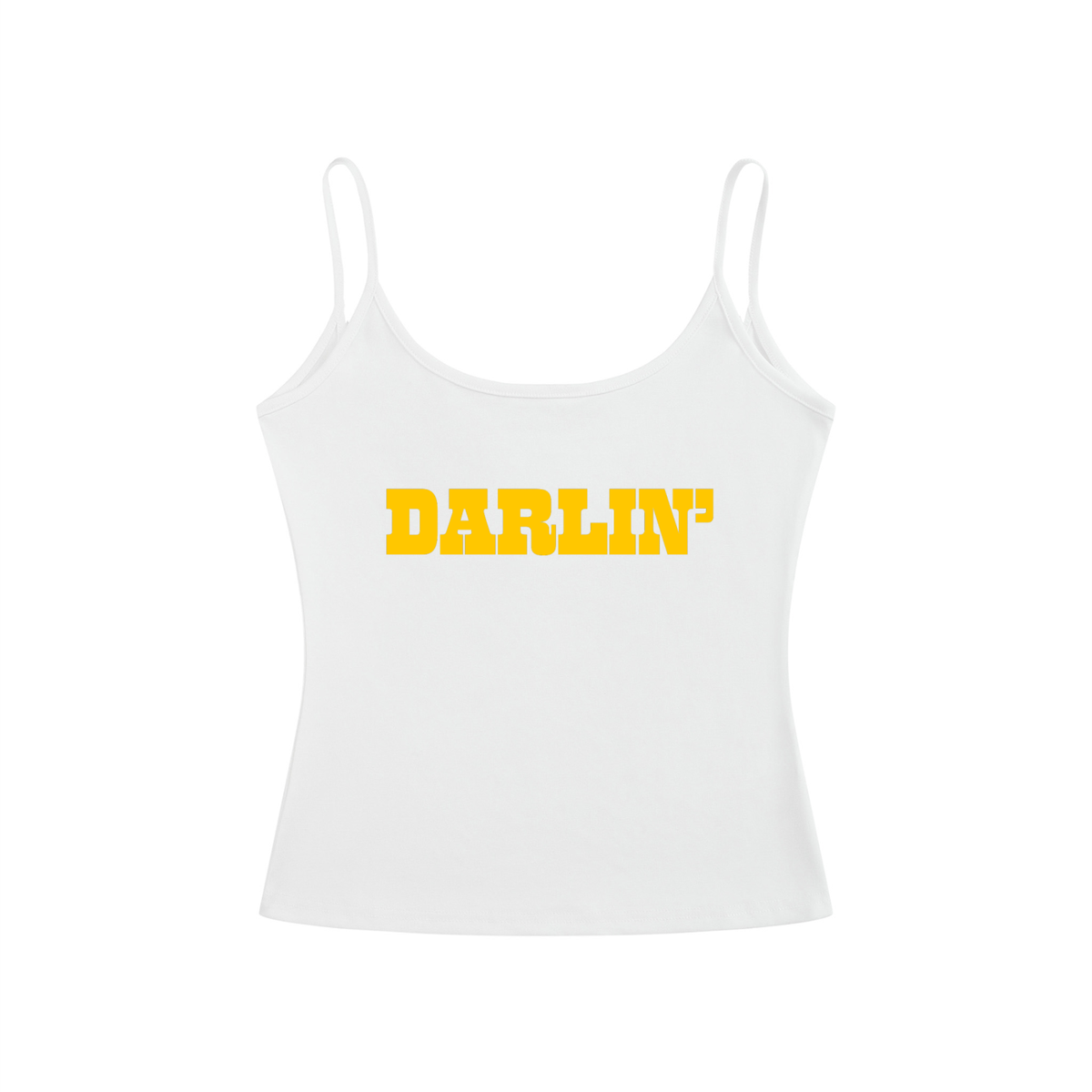 Darlin' Slim Fit Open-Back Tank Top