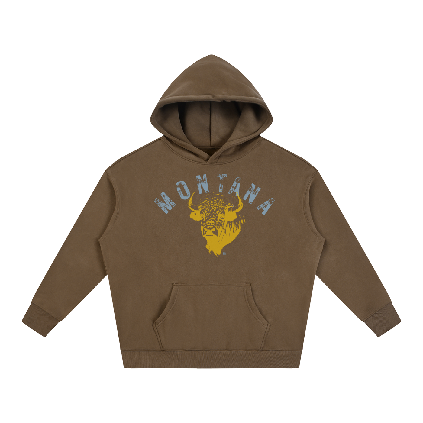 Montana Bison Oversize Fleeced Hoodie