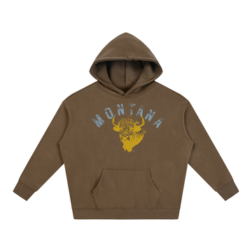 Montana Bison Oversize Fleeced Hoodie
