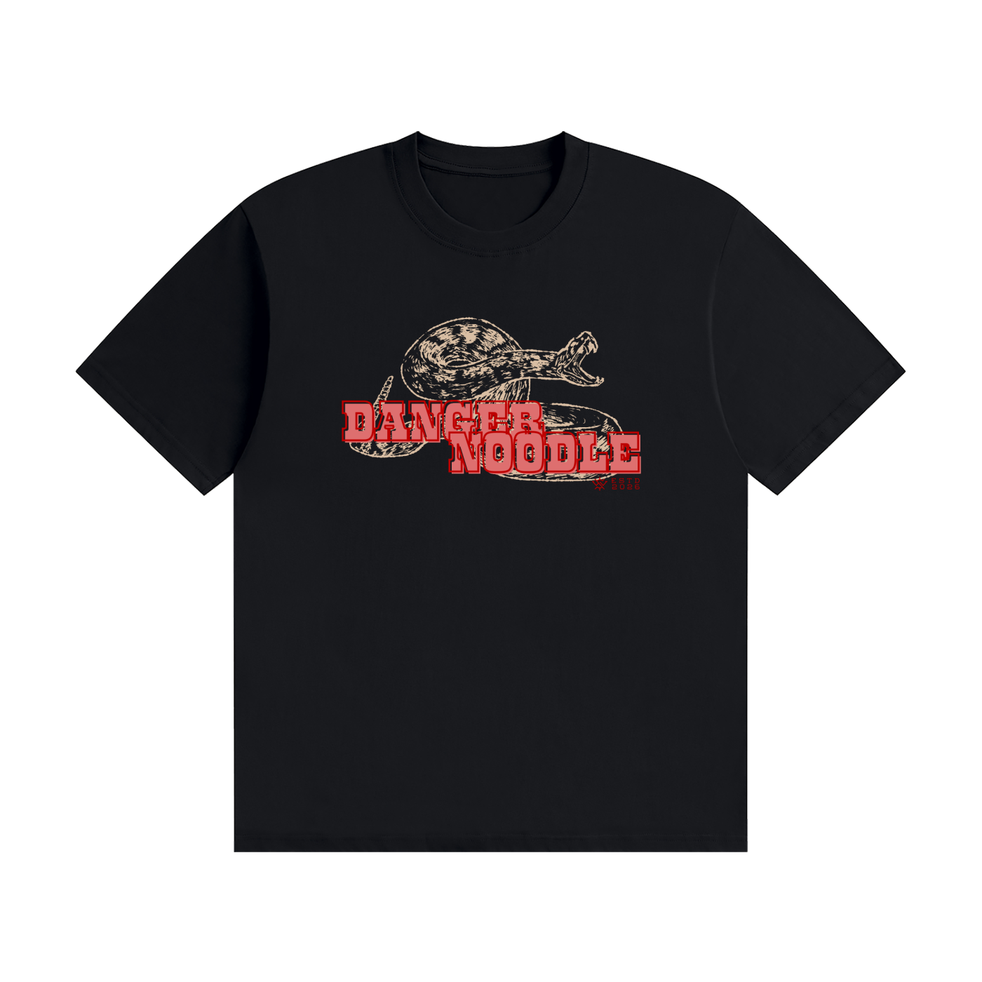 Danger Noodle Rattlesnake Unisex Seamless Cotton T-Shirt