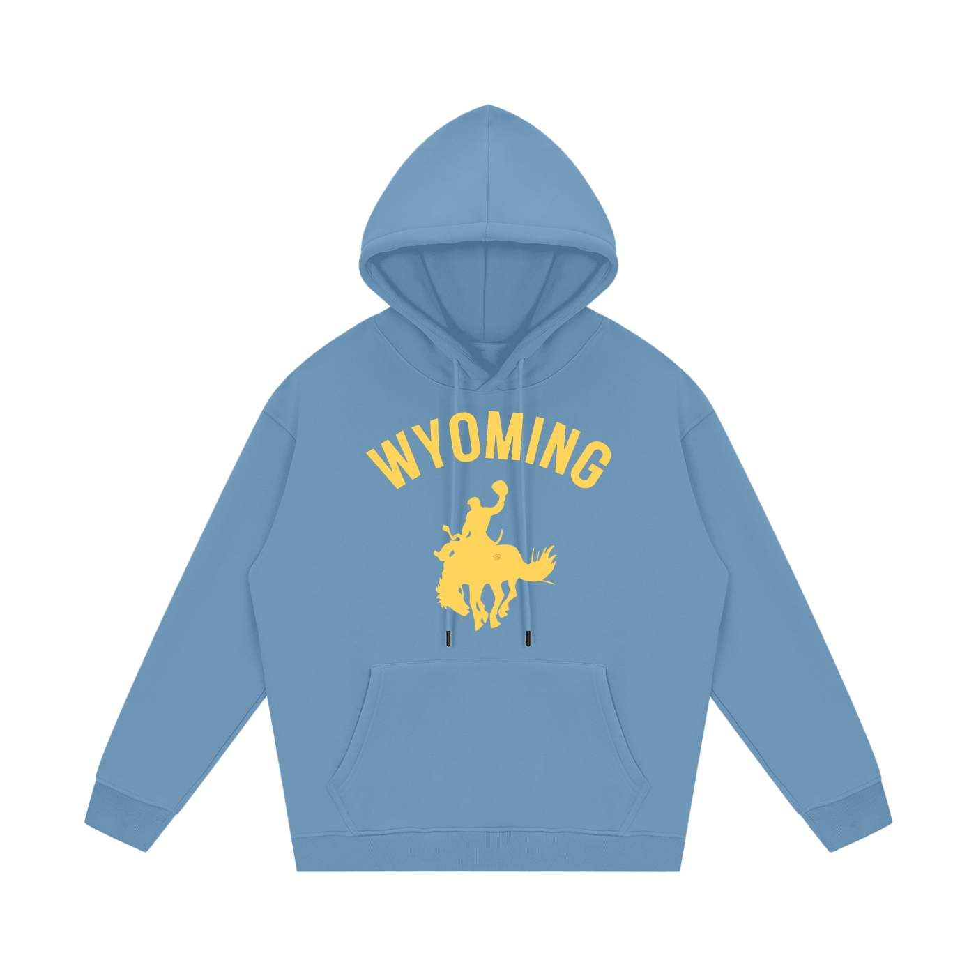 Wyoming  Bucking Horse Fleece Hoodie