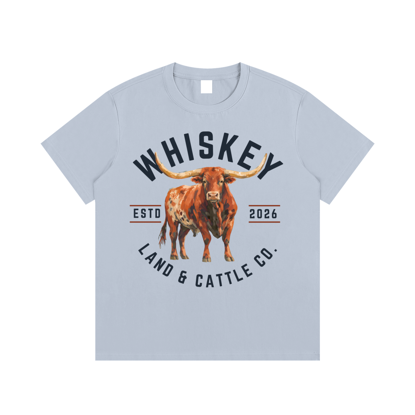 Whiskey Land & Cattle Essential Cotton T-Shirt