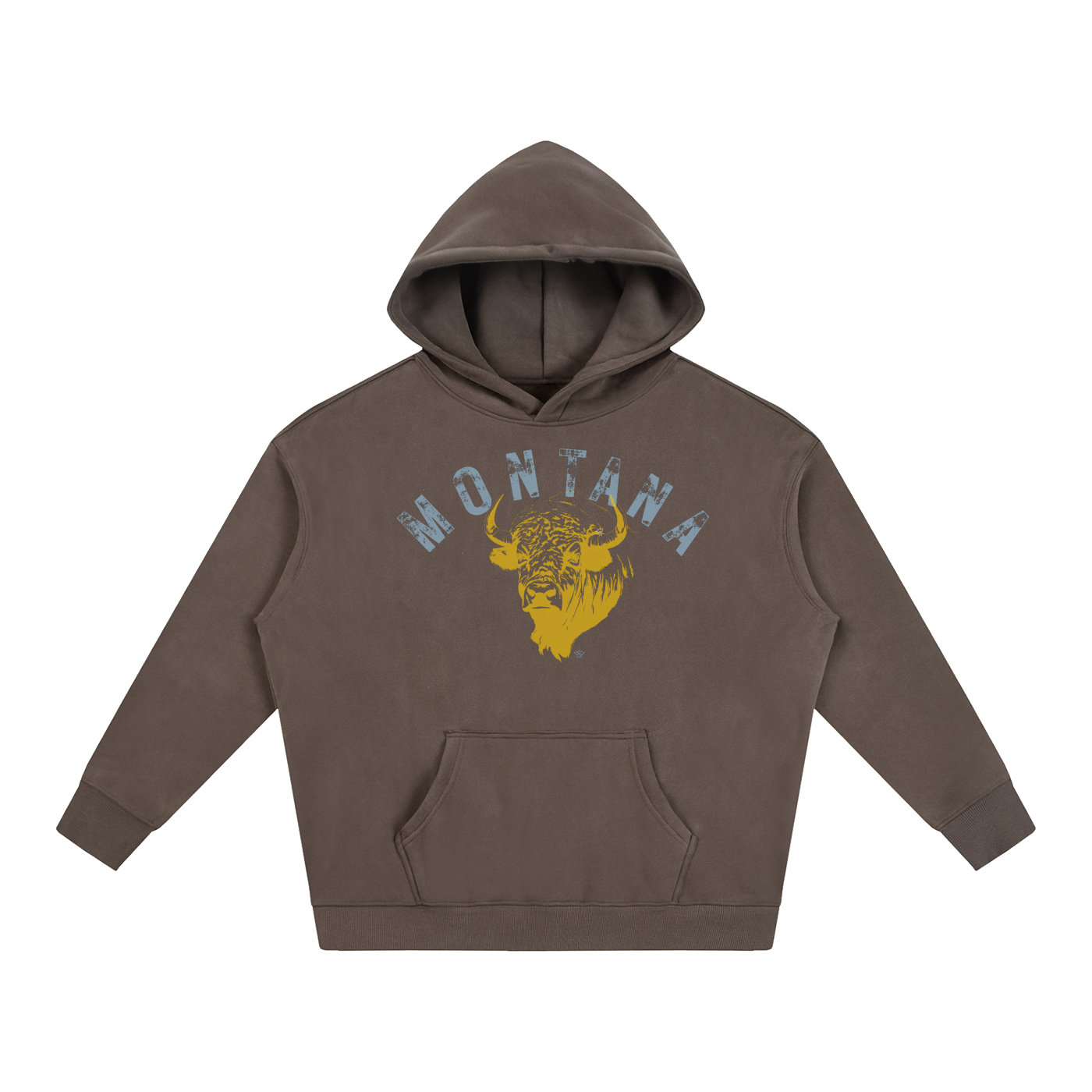 Montana Bison Oversize Fleeced Hoodie