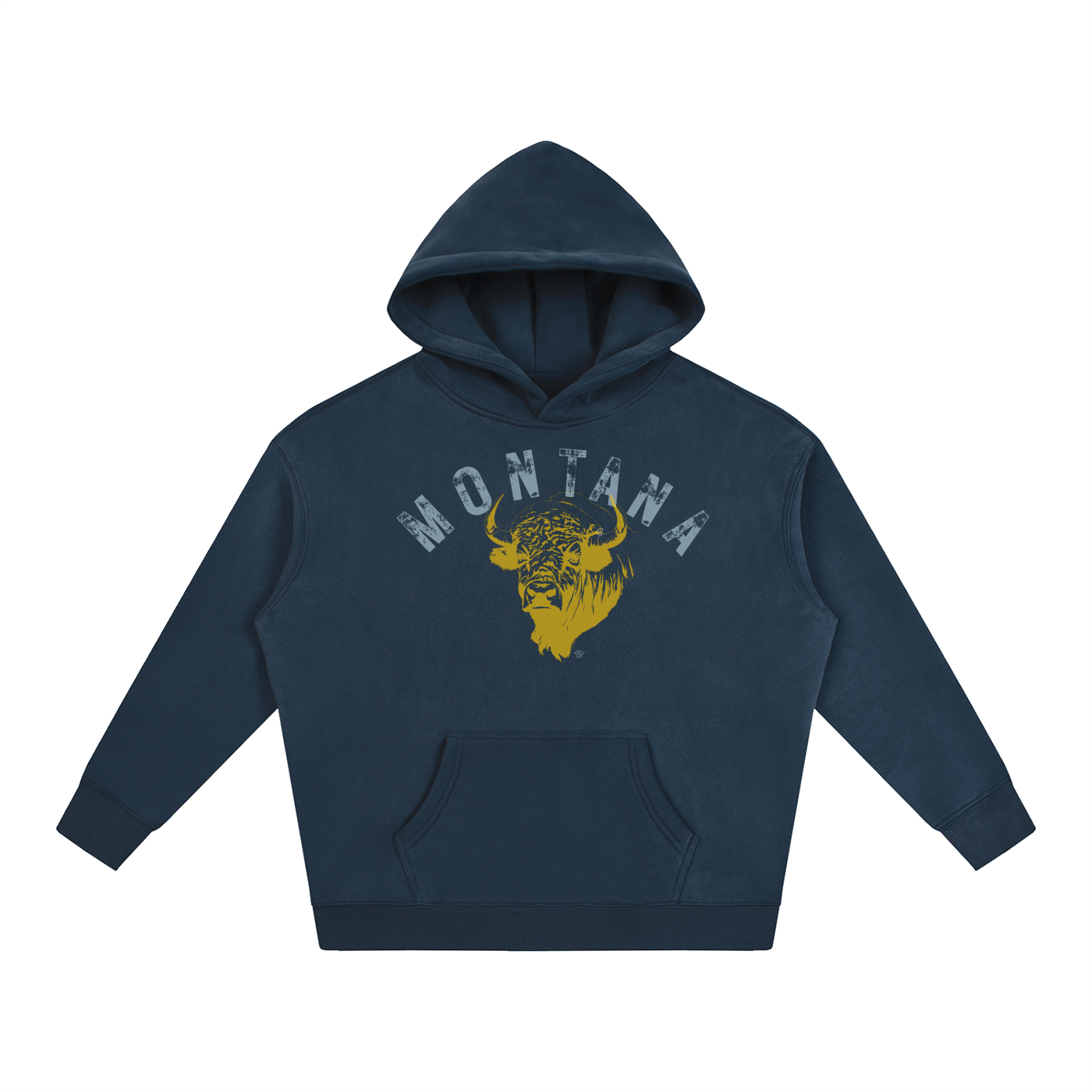 Montana Bison Oversize Fleeced Hoodie