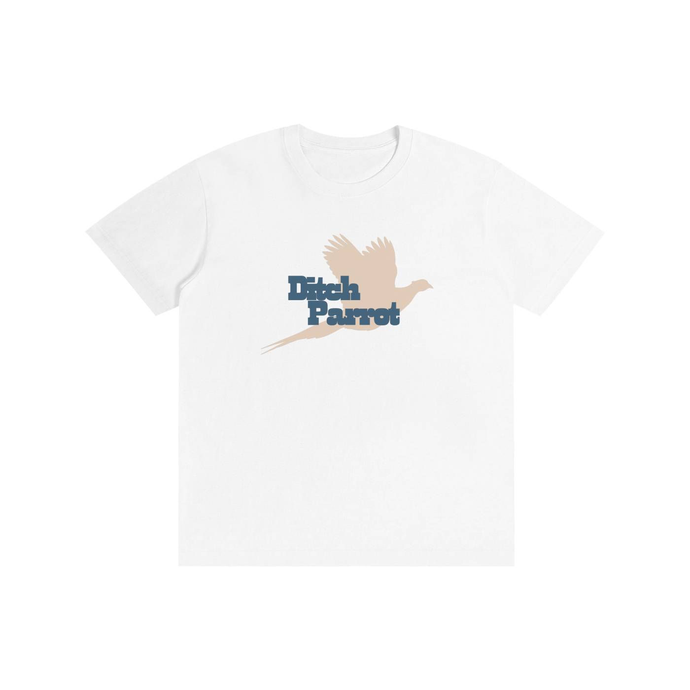 Ditch Parrot Pure Cotton Unisex T-Shirt