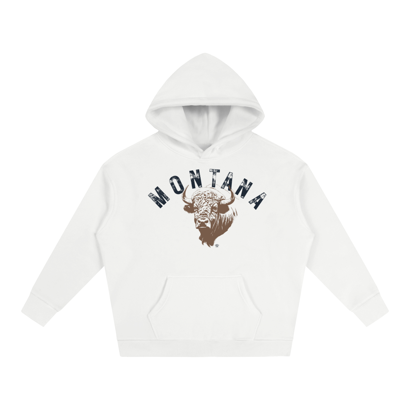 Montana Bison Oversize Fleeced Hoodie