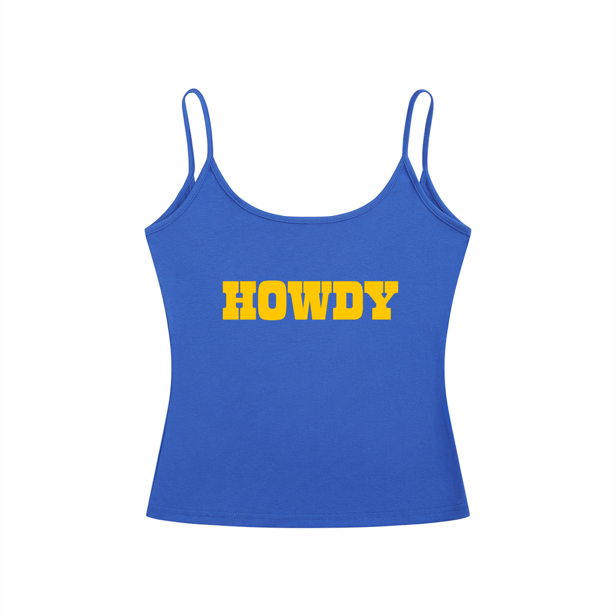Howdy Slim Fit Open-Back Tank Top