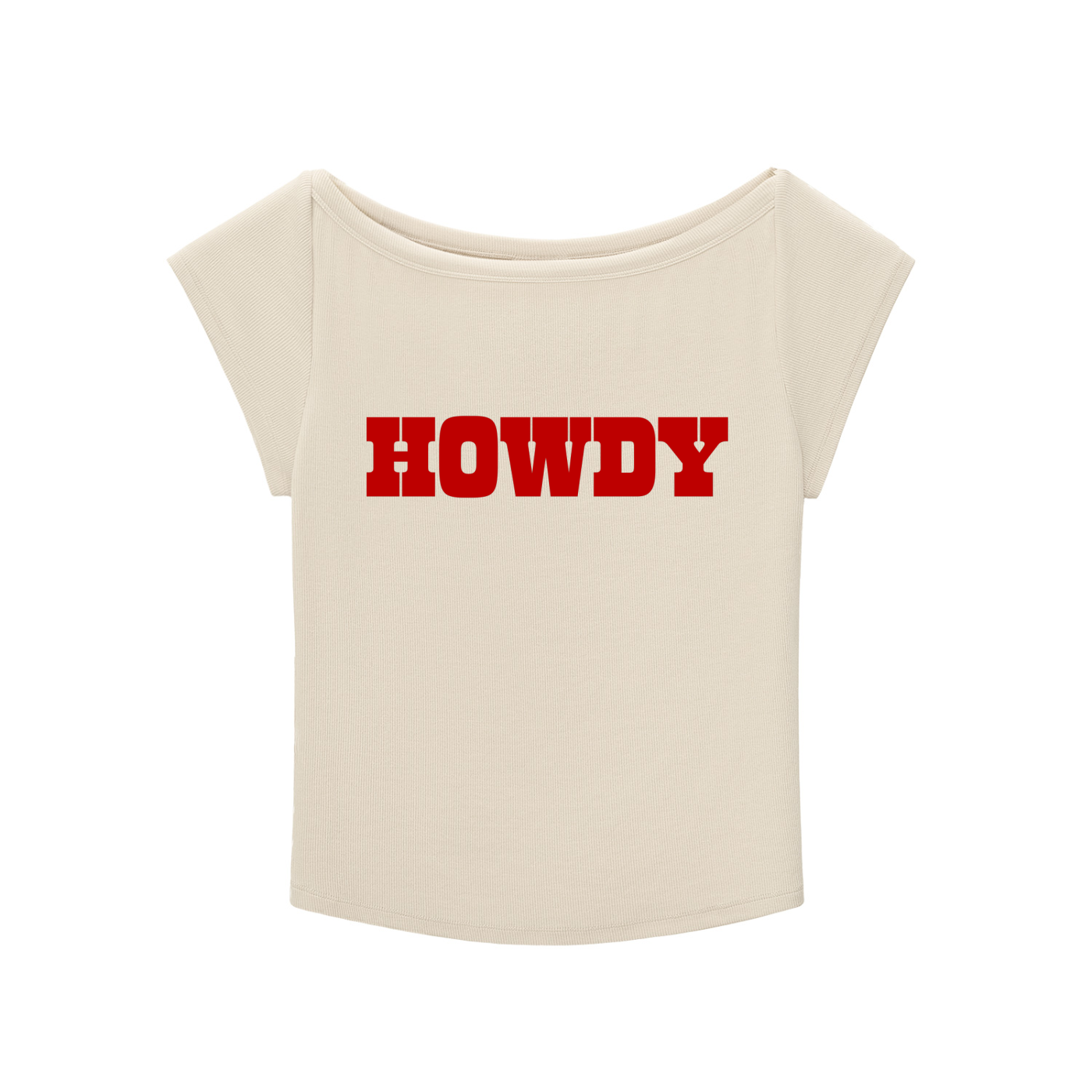 Howdy Essential Wide Neck Baby T-shirt