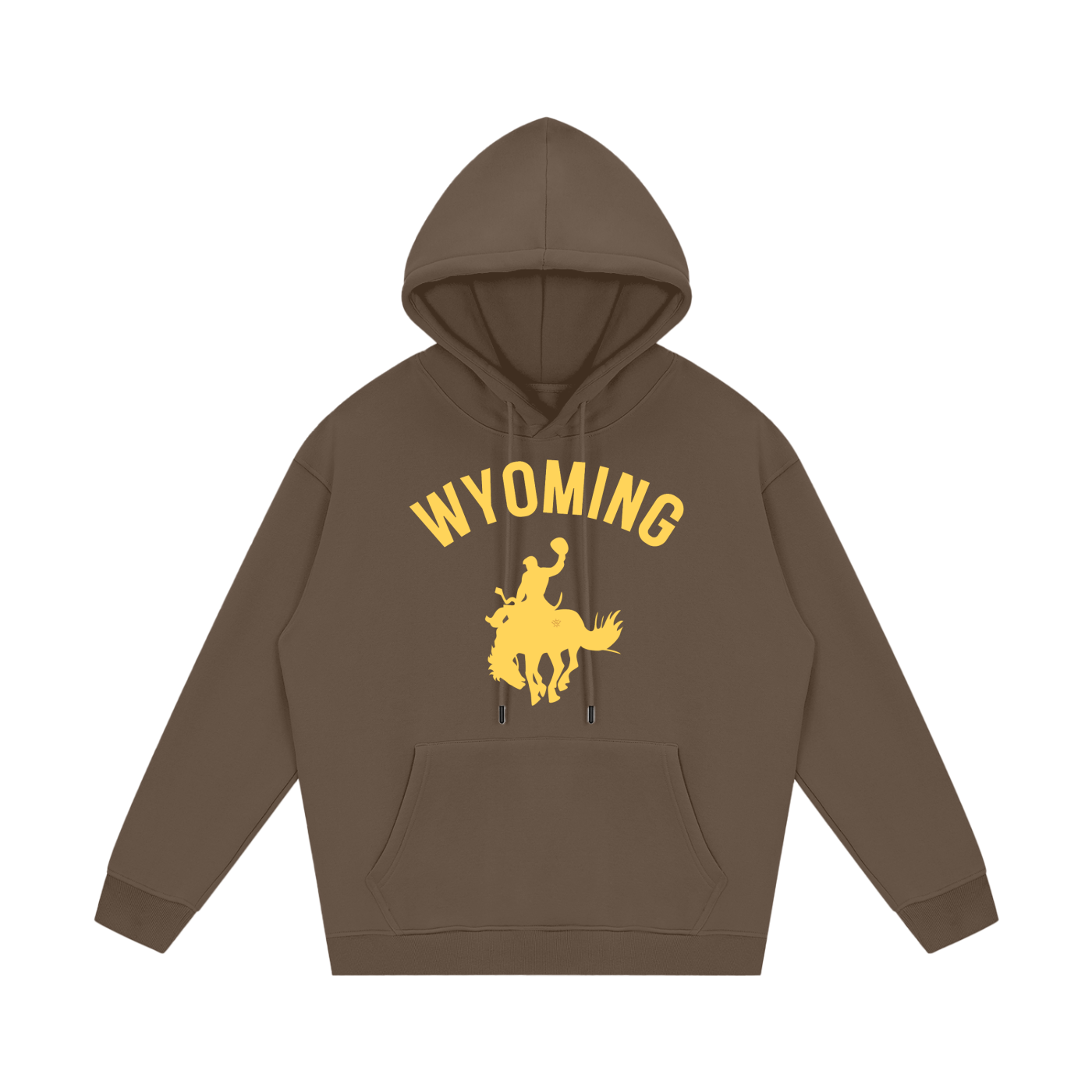 Wyoming  Bucking Horse Fleece Hoodie