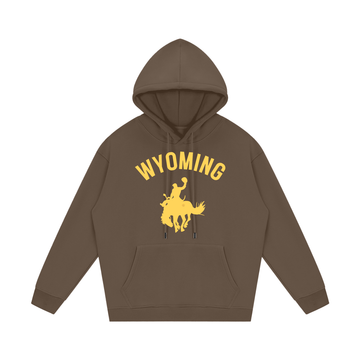 Wyoming  Bucking Horse Fleece Hoodie