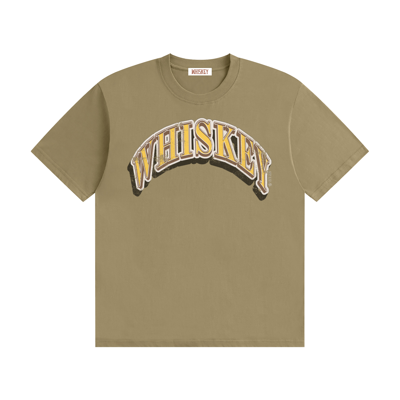Whiskey Bent Seamless Cotton T-Shirt