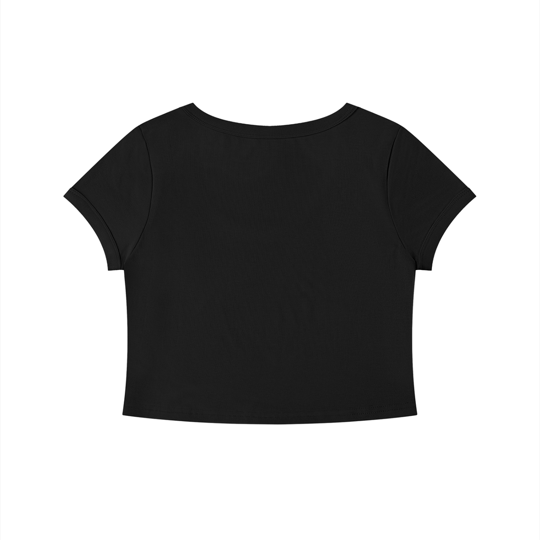 Rope and Drag Women's Solid Color Slim Crop T-Shirt