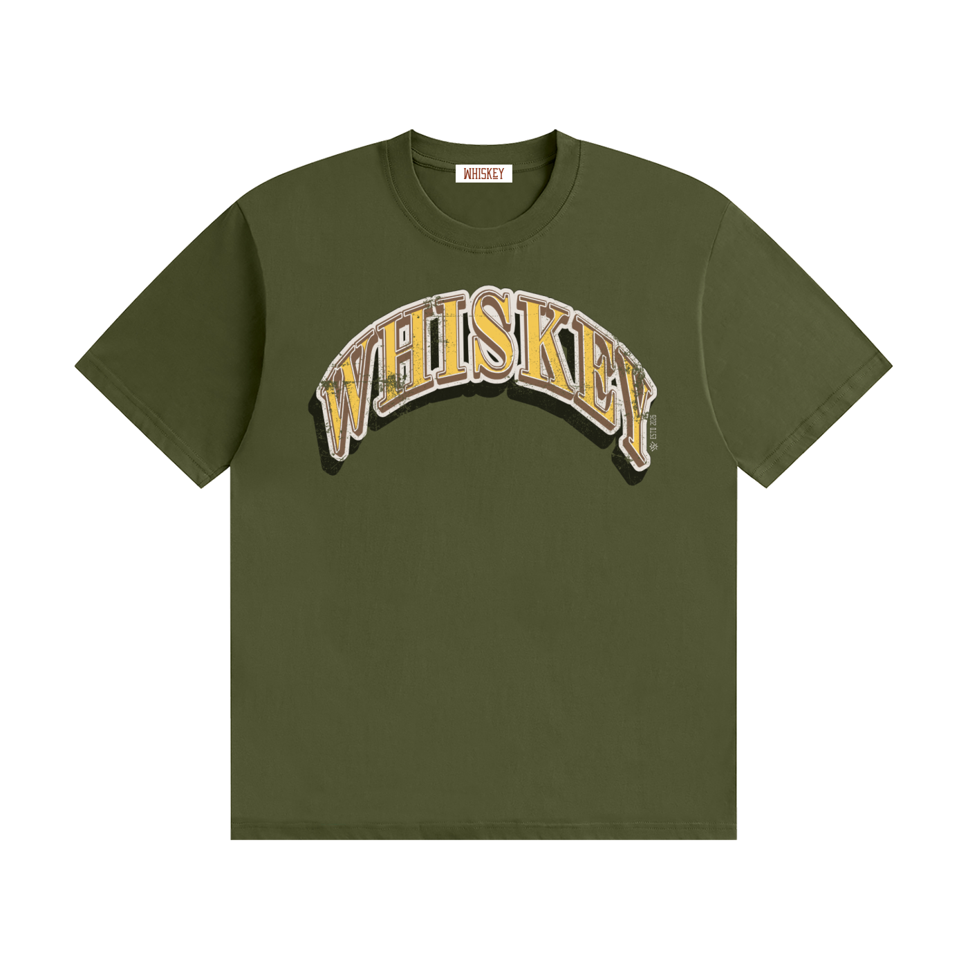 Whiskey Bent Seamless Cotton T-Shirt