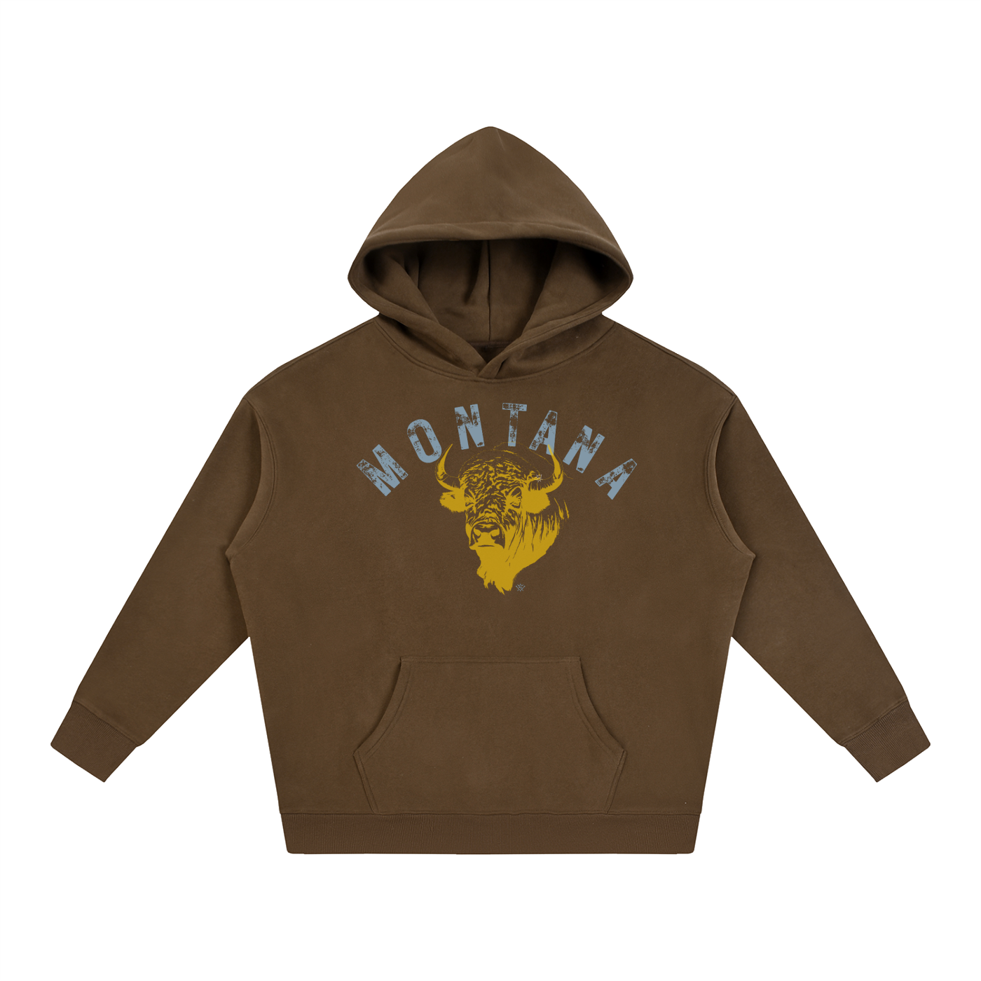 Montana Bison Oversize Fleeced Hoodie