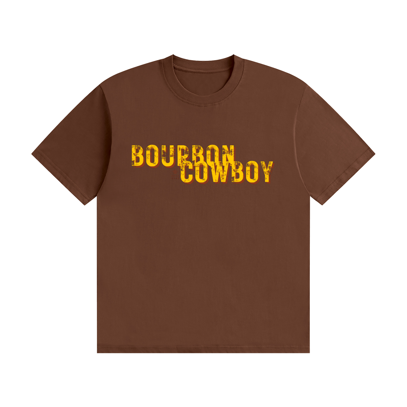 Bourbon Cowboy Seamless Cotton T-Shirt