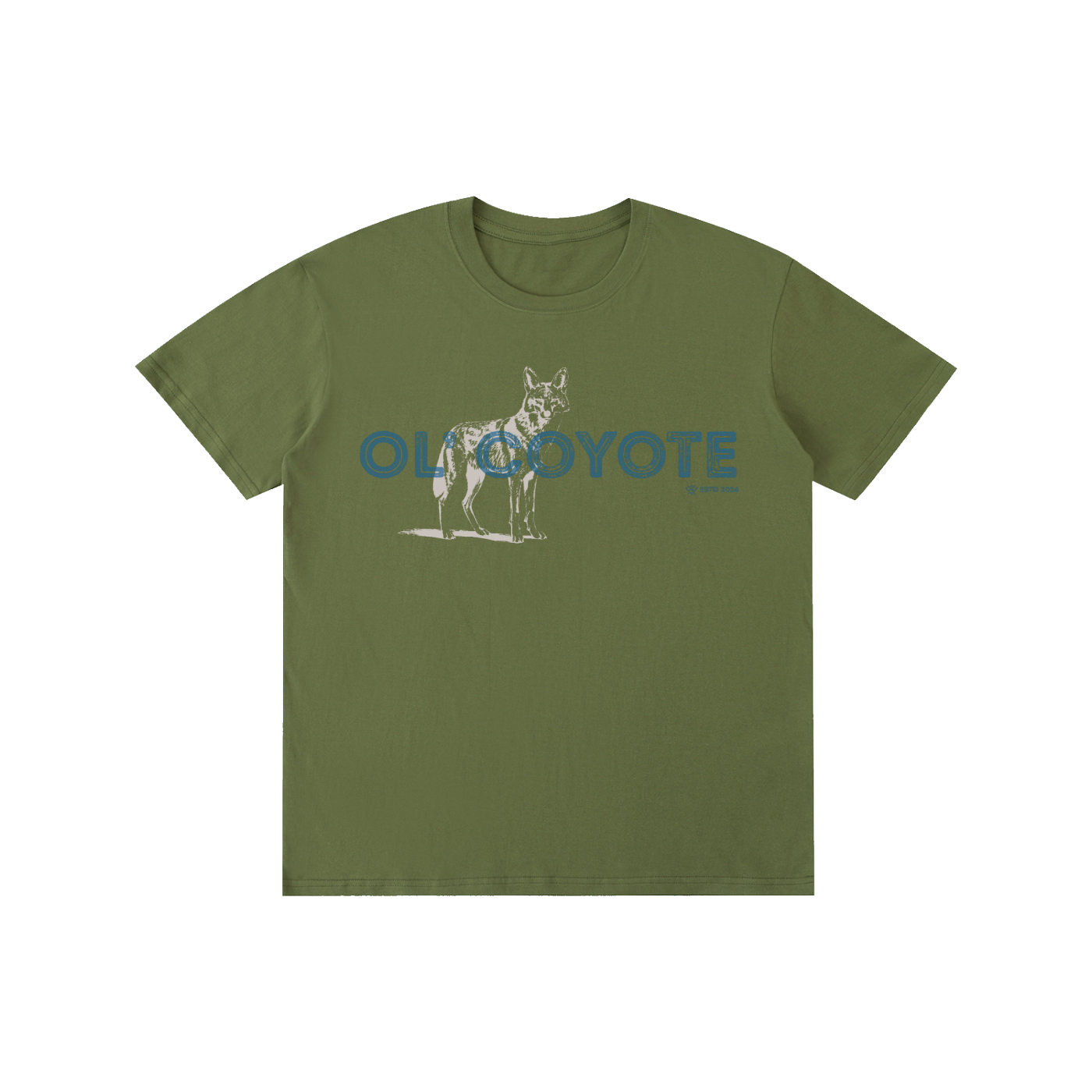 Ol' Coyote Pure Cotton Unisex T-Shirt