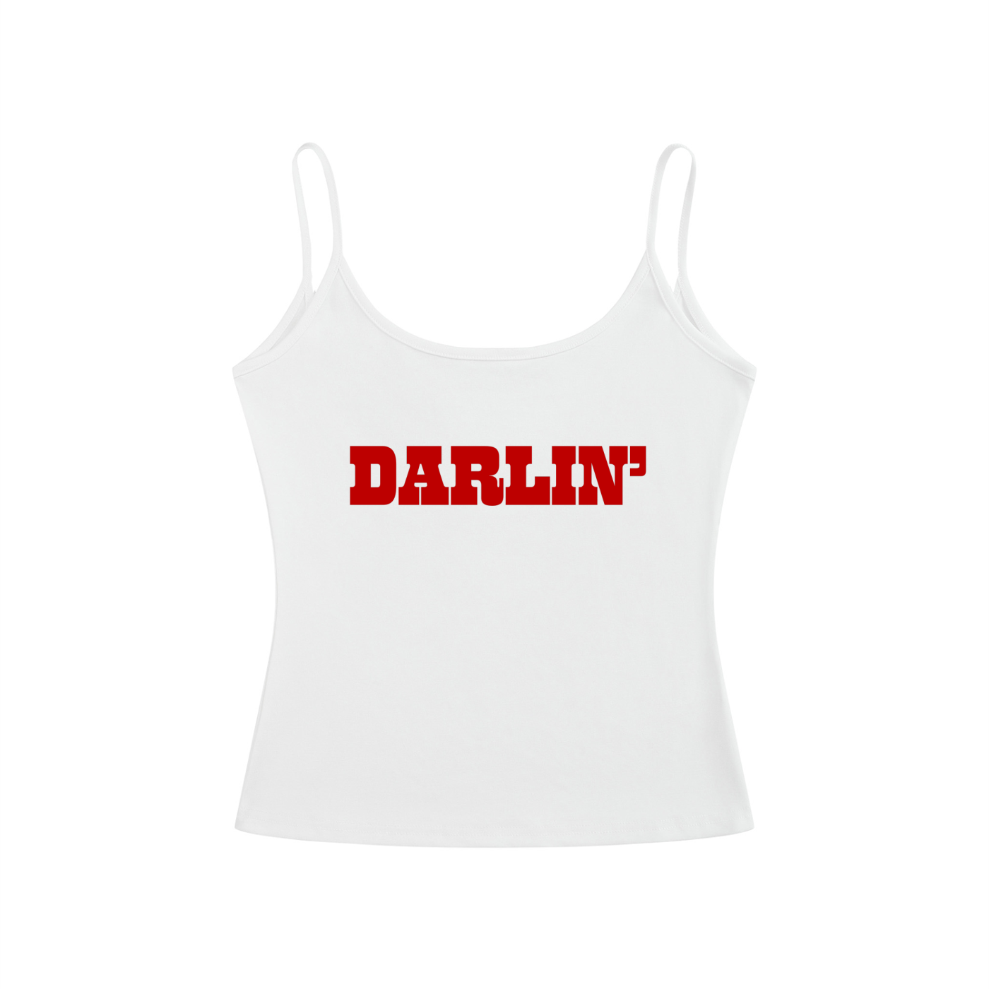 Darlin' Slim Fit Open-Back Tank Top
