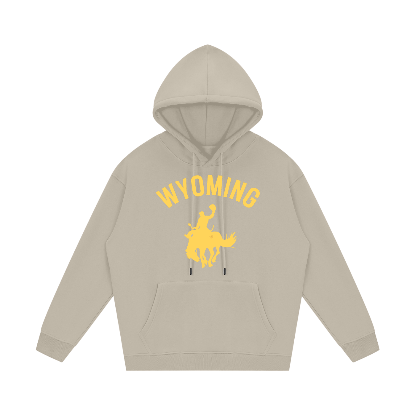 Wyoming  Bucking Horse Fleece Hoodie