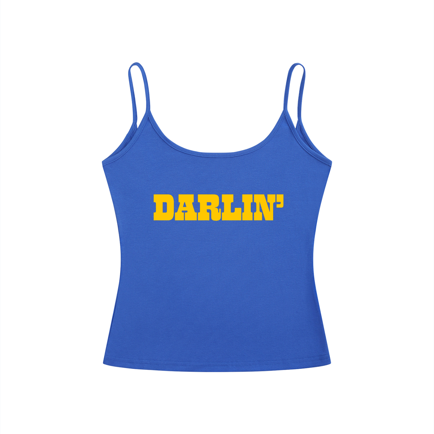 Darlin' Slim Fit Open-Back Tank Top
