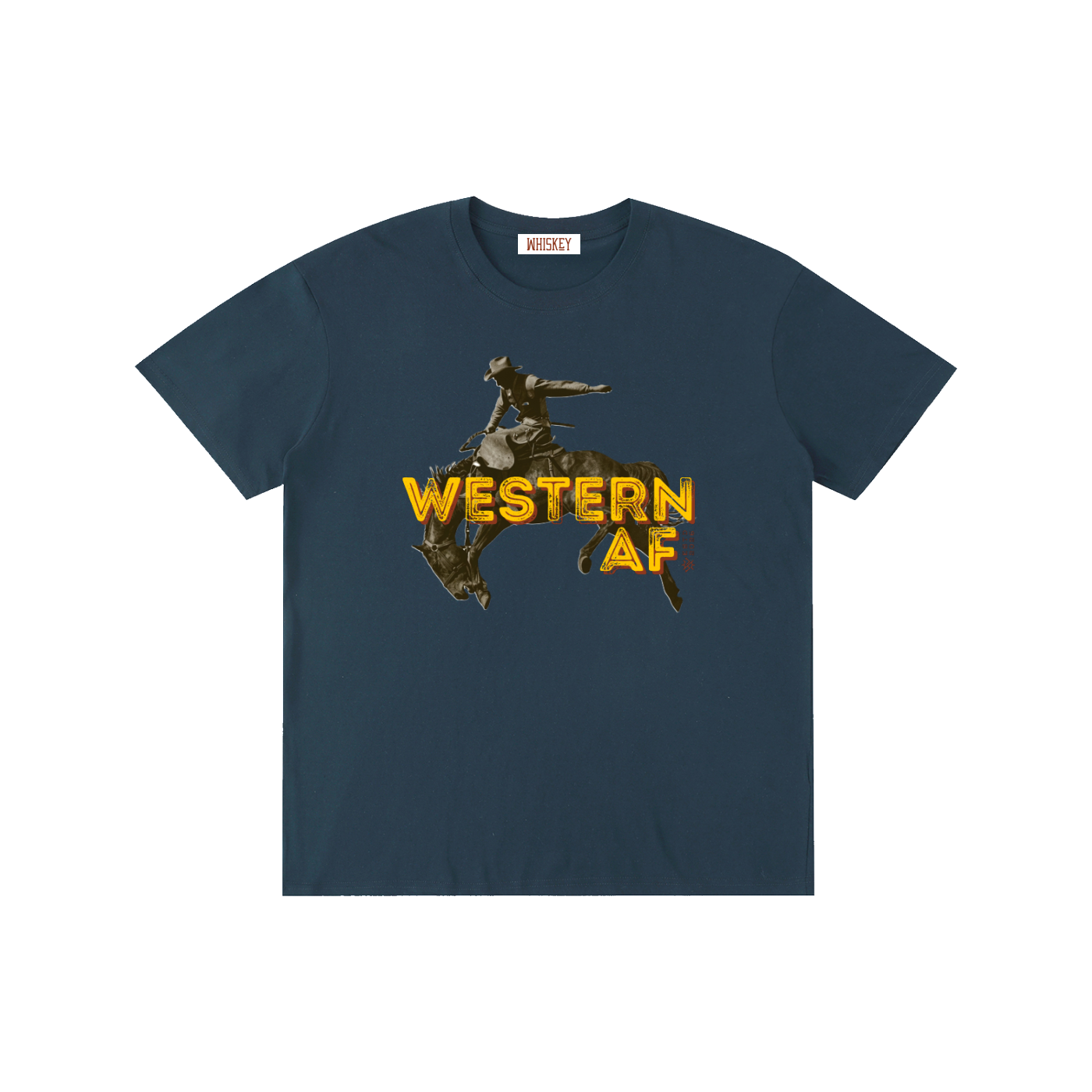 Western AF Vintage Bronc Pure Cotton T-Shirt