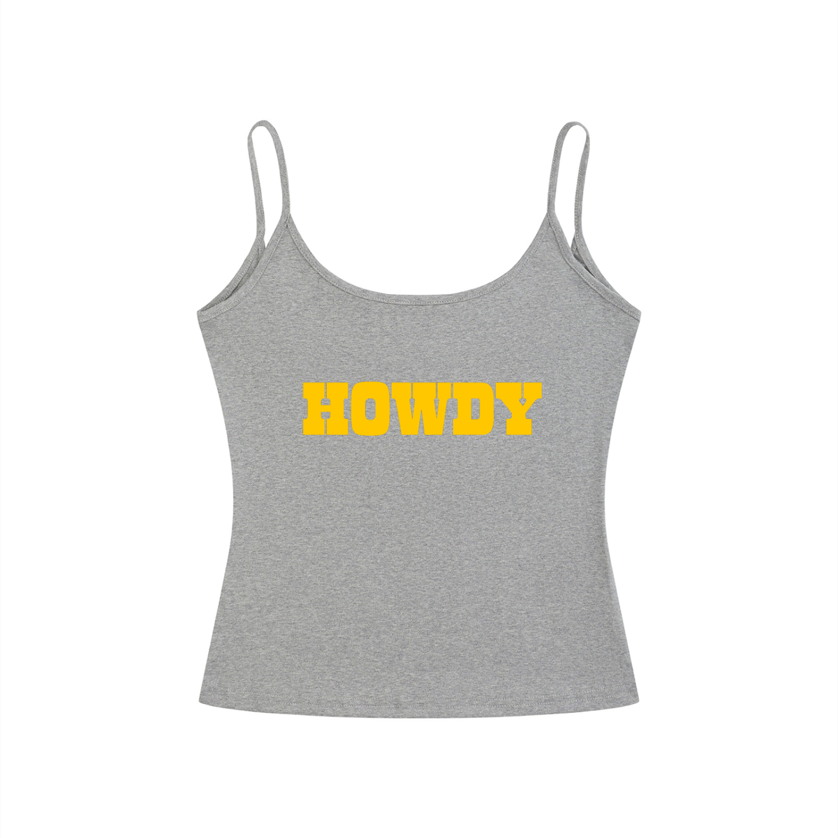 Howdy Slim Fit Open-Back Tank Top