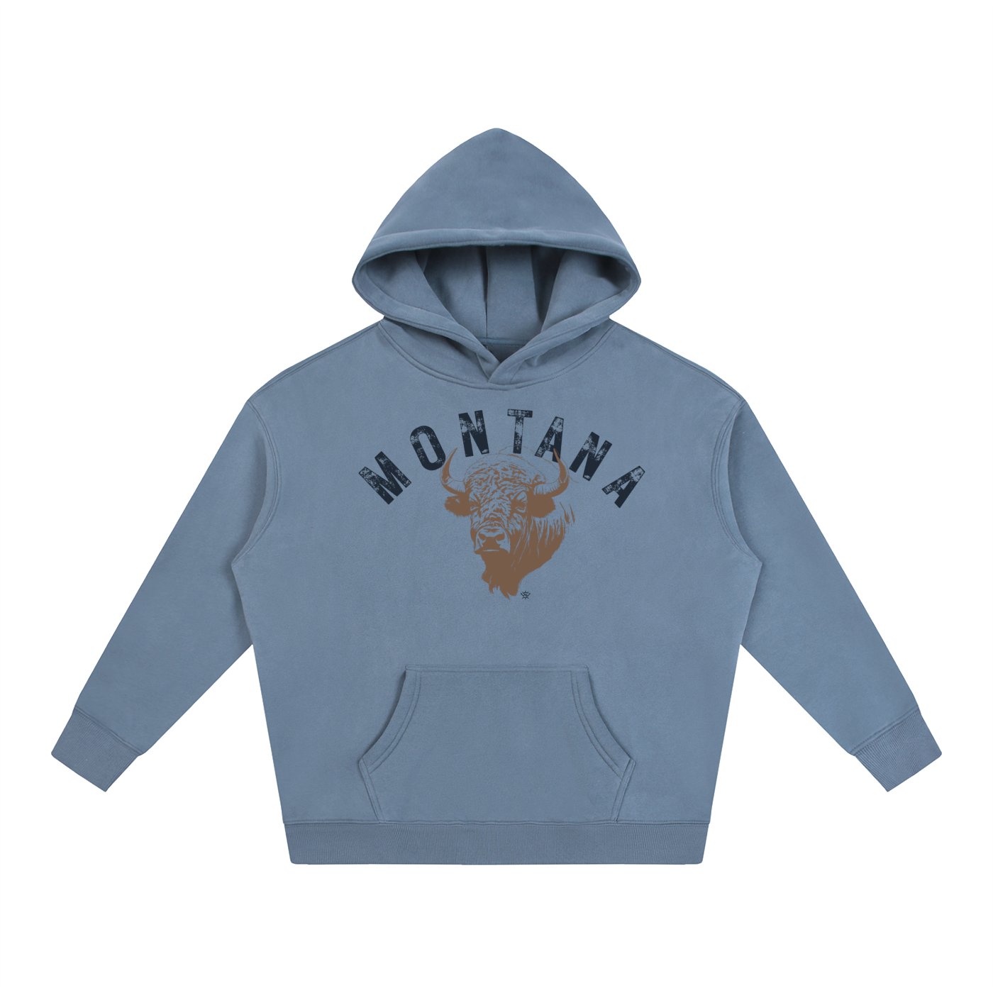 Montana Bison Oversize Fleeced Hoodie