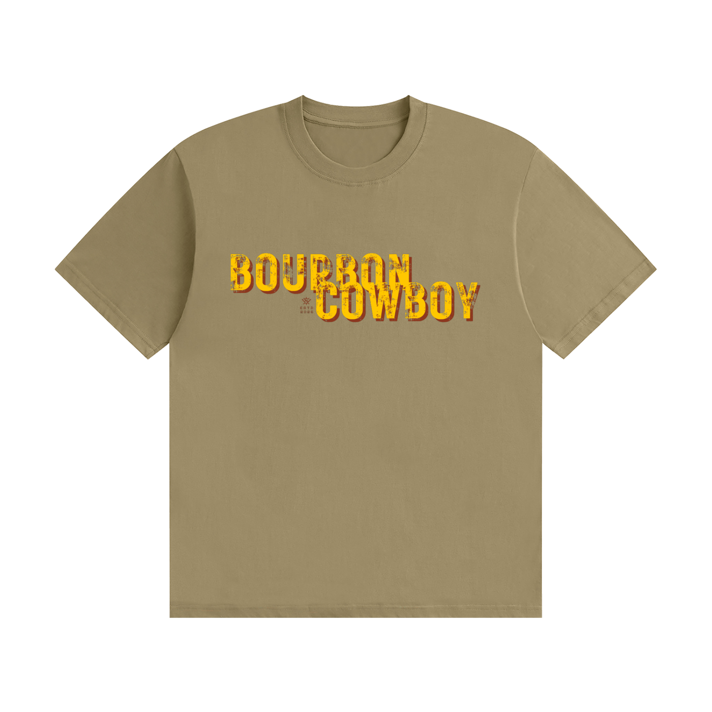 Bourbon Cowboy Seamless Cotton T-Shirt