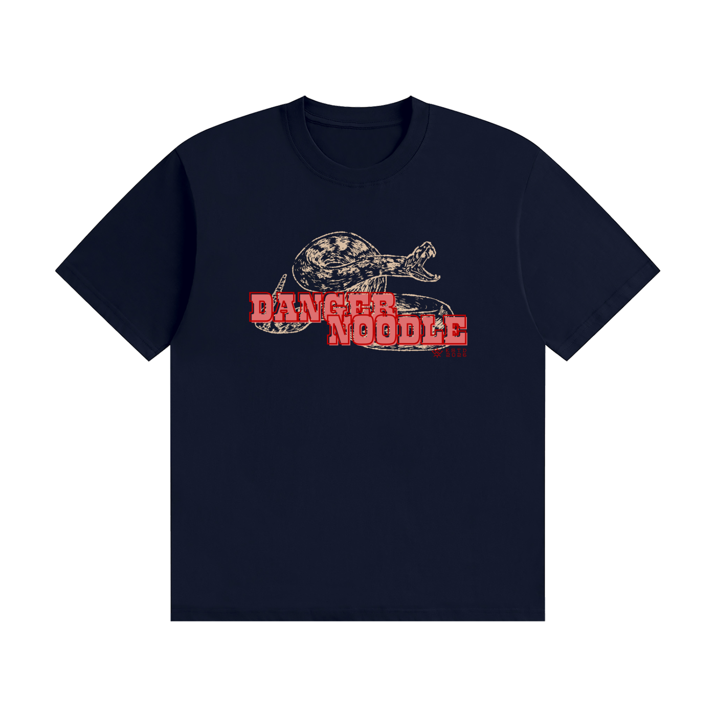 Danger Noodle Rattlesnake Unisex Seamless Cotton T-Shirt