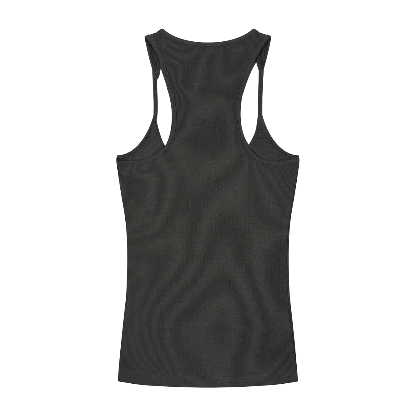 Retro Cowgirl Slim Fit Ribbed Racerback Tank Top
